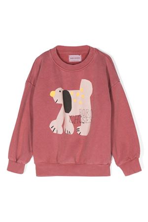 felpa in cotone rosso BOBO CHOSES KIDS | B224AC035.